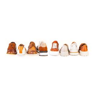 on women's and men's shoes