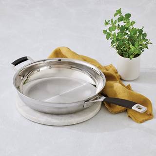 3Ply Stainless Steel 28cm Uncoated Frying Pan