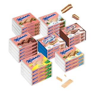 Manner Schnitten, various kinds - packs of 3 and 4