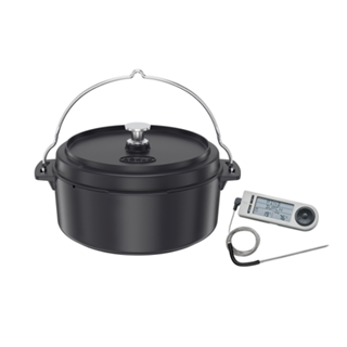 Outlet price €128.90 - Dutch Oven 35cm with BBQ Thermometer