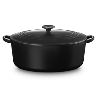 Outletpreis 311,50€ - Bräter Ø31 cm in den Farben Schwarz & Orange