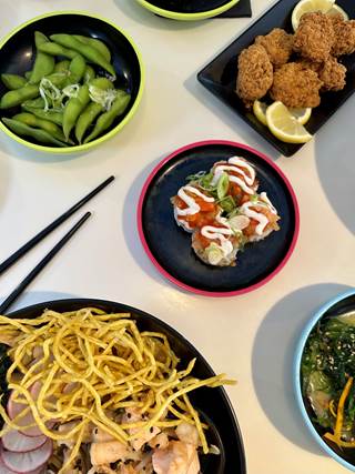 Free Treats – Spend £15 or more on food and receive a card for either free gyoza or a free dish from the kaiten belt.