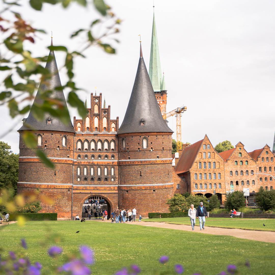 Lübecks historic city entrance - the Holstentor