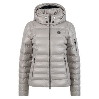 *Sporty down jacket made from shimmering metallic nylon | outlet price € 629

