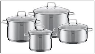 Silit 4-teiliges Kochgeschirr-Set | Outletpreis € 153