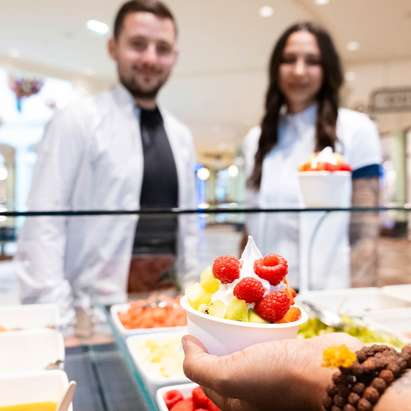 Genieße eine köstliche Shoppingpause!