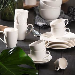 *op de Dekor "Basic White" z. B. Becher mit Henkel, 0.3 (retailprijs €16,90 | outletprijs €11,80 | nu voor €8,40). Niet met andere kortingen combineerbaar. Zolang de voorraad strekt. 