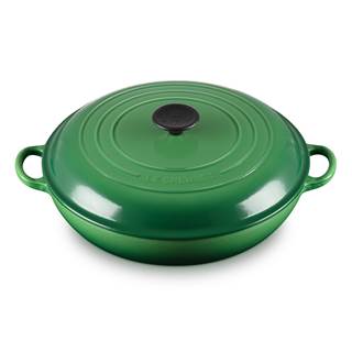 Cast Iron 30cm Shallow Casserole Bamboo Green | Outlet price € 237,30 