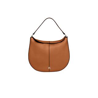 Savana shoulder bag in Cognac, Alpaca Beige and Black