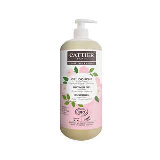 Shower gel with aloe vera, rose and peony fragrance, 1 litre