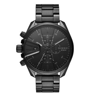 Prix outlet €209 - Montre "Diesel" noire Ms9 DZ4537 chronographe, boîtier de 48 mm de diamètre