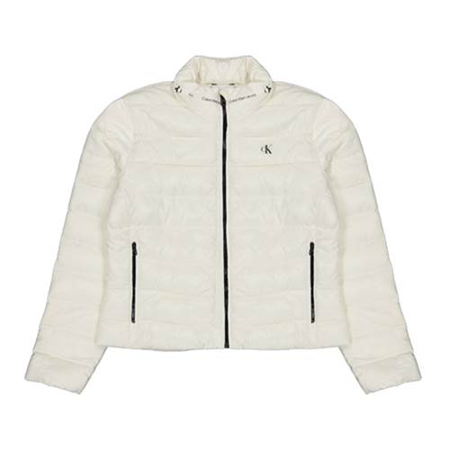 Calvin Klein Jeans fitted jacket chalk (cropped white/cream)