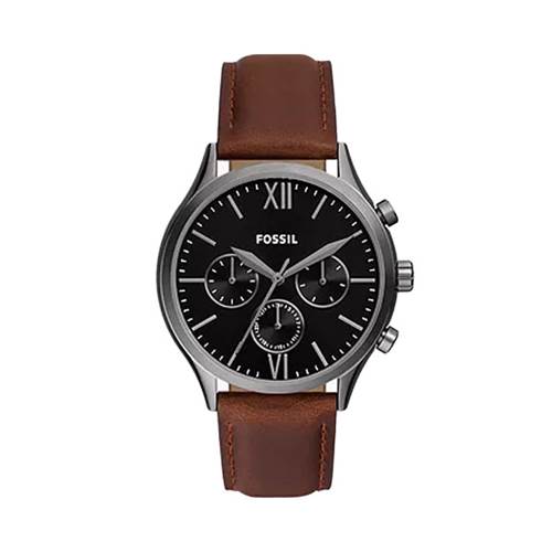 Fenmore Multifunction Brown Leather Watch BQ2814