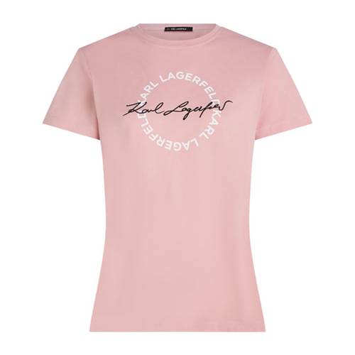 Circle logo T-Shirt - color pink nectar