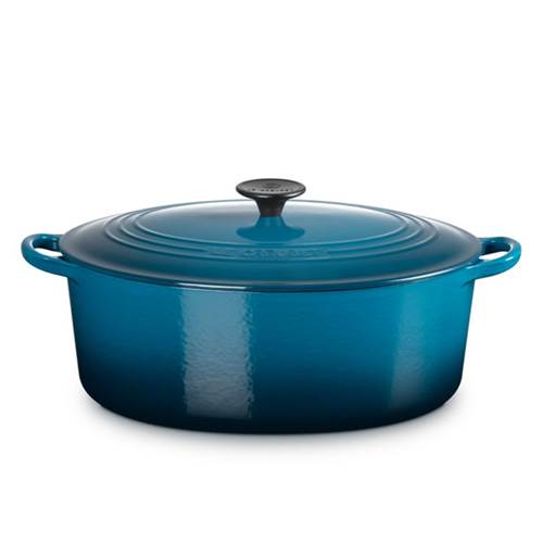 Braadpan ovaal 31cm Deep Teal