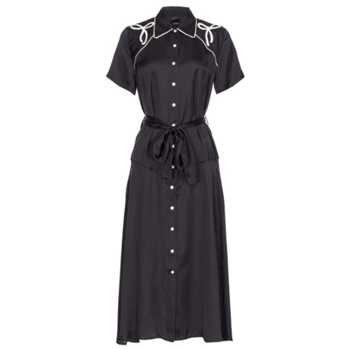 ENCANTO CHEMISIER SATIN DRESS